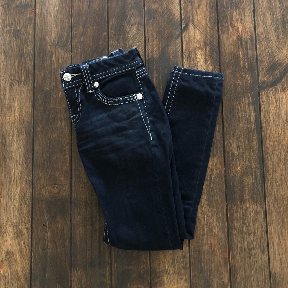 Buckle Skinny Jeans